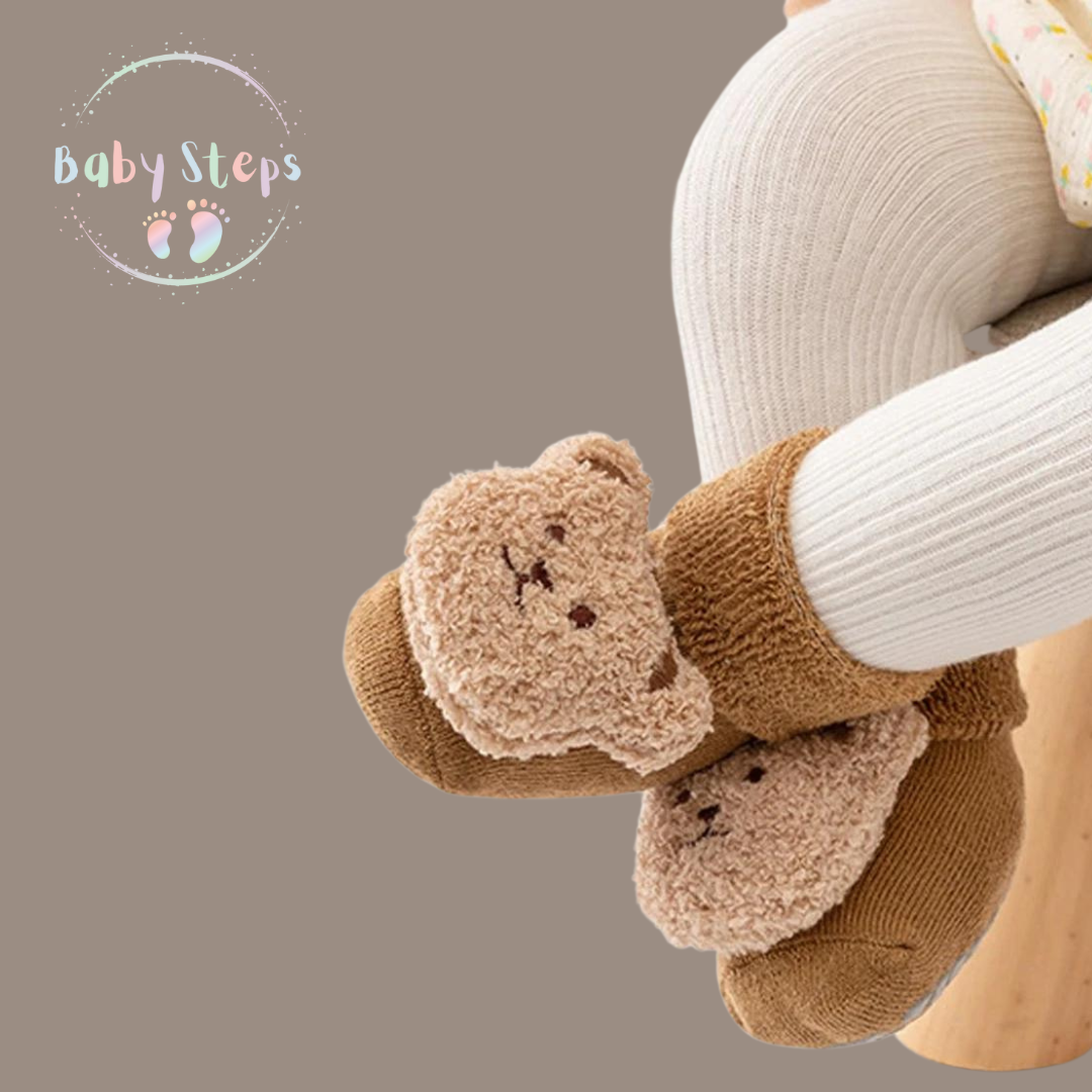 Uni-sex Bear slipper socks – Baby Steps Namibia