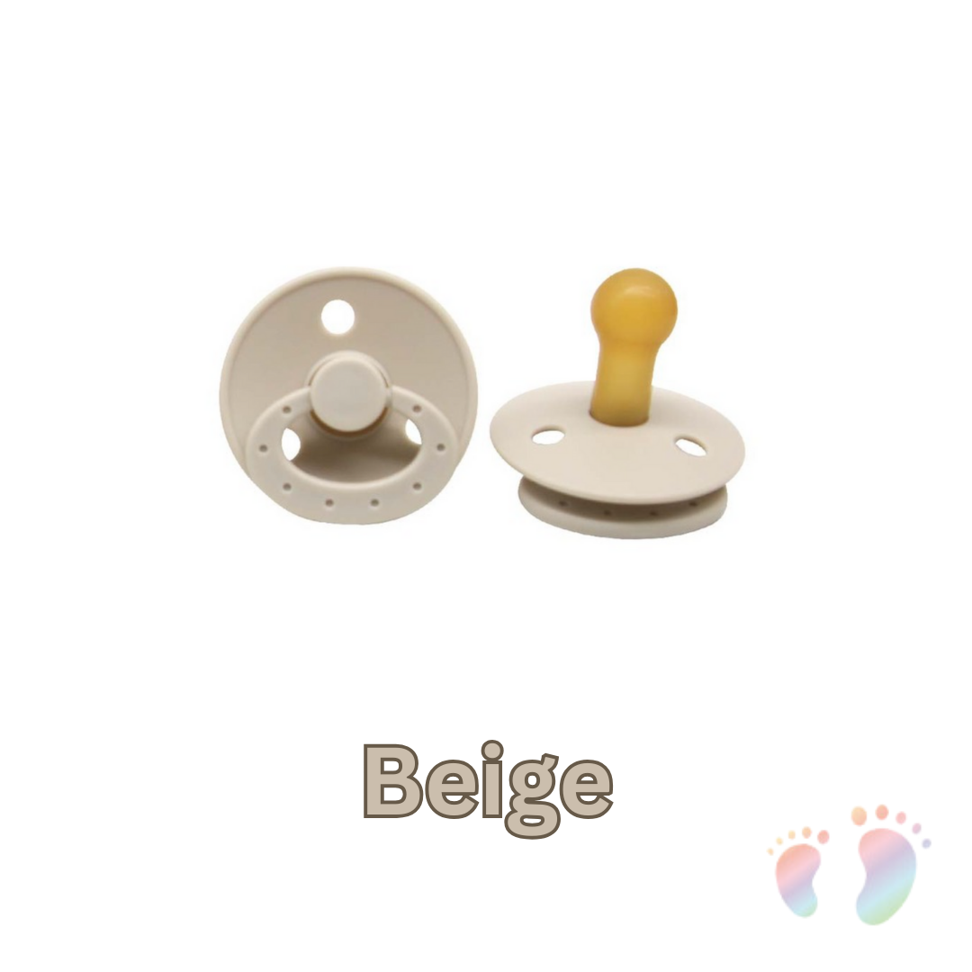 Silicone Rubber Latex Pacifier- Round