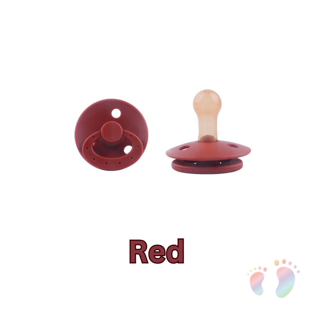 Silicone Rubber Latex Pacifier- Round