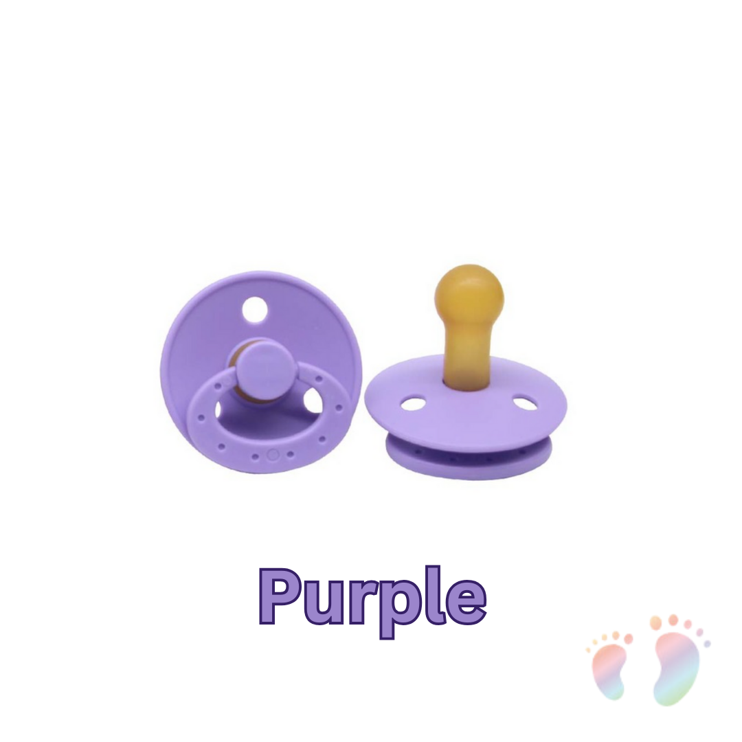 Silicone Rubber Latex Pacifier- Round