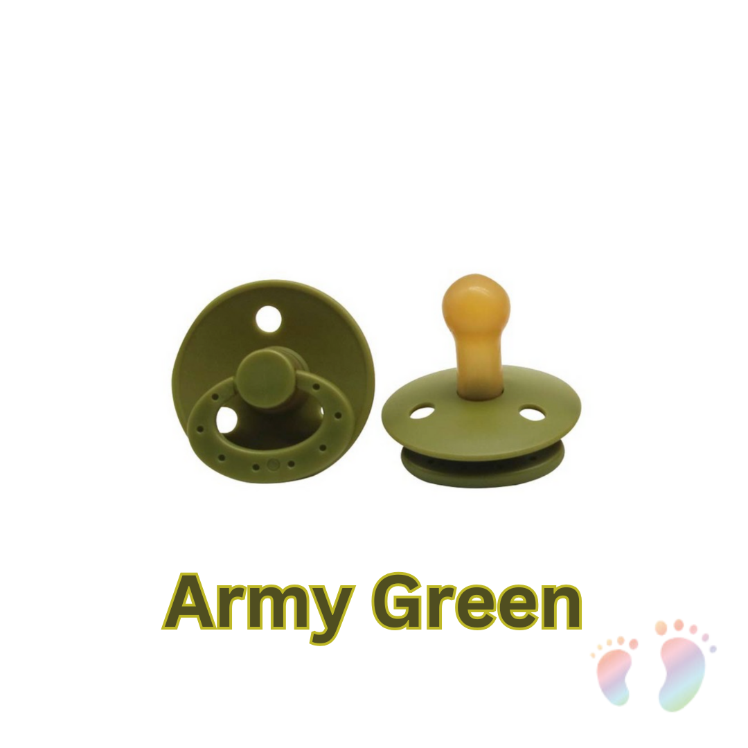 Silicone Rubber Latex Pacifier- Round