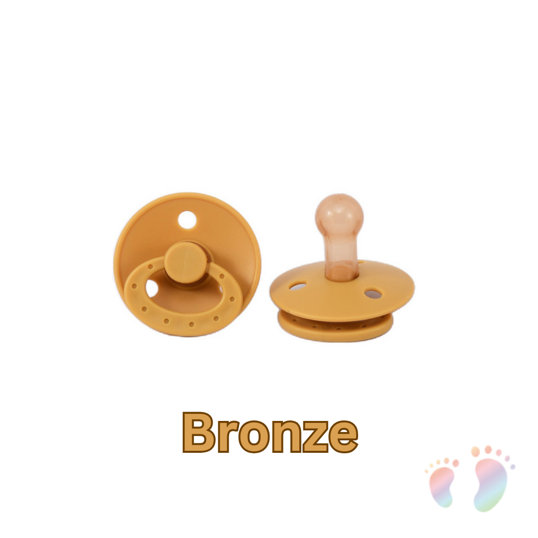 Silicone Rubber Latex Pacifier- Round