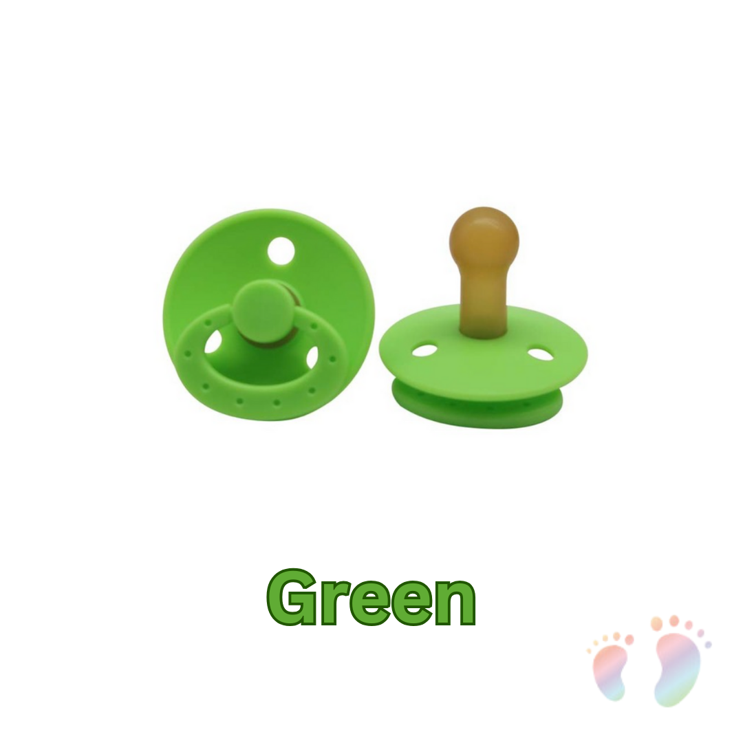 Silicone Rubber Latex Pacifier- Round