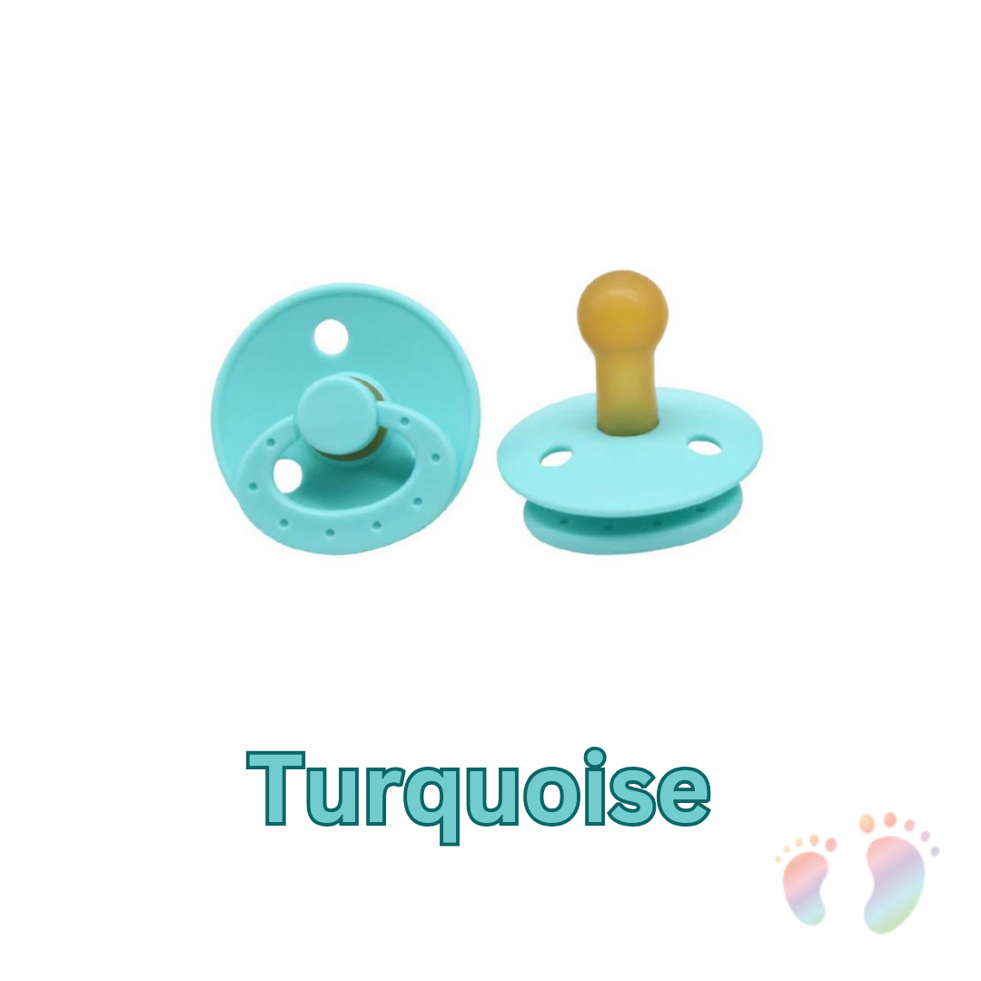 Silicone Rubber Latex Pacifier- Round