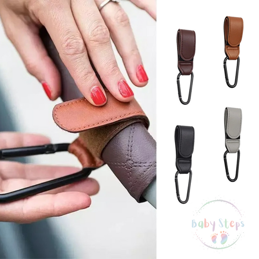 Leather Stroller Clips