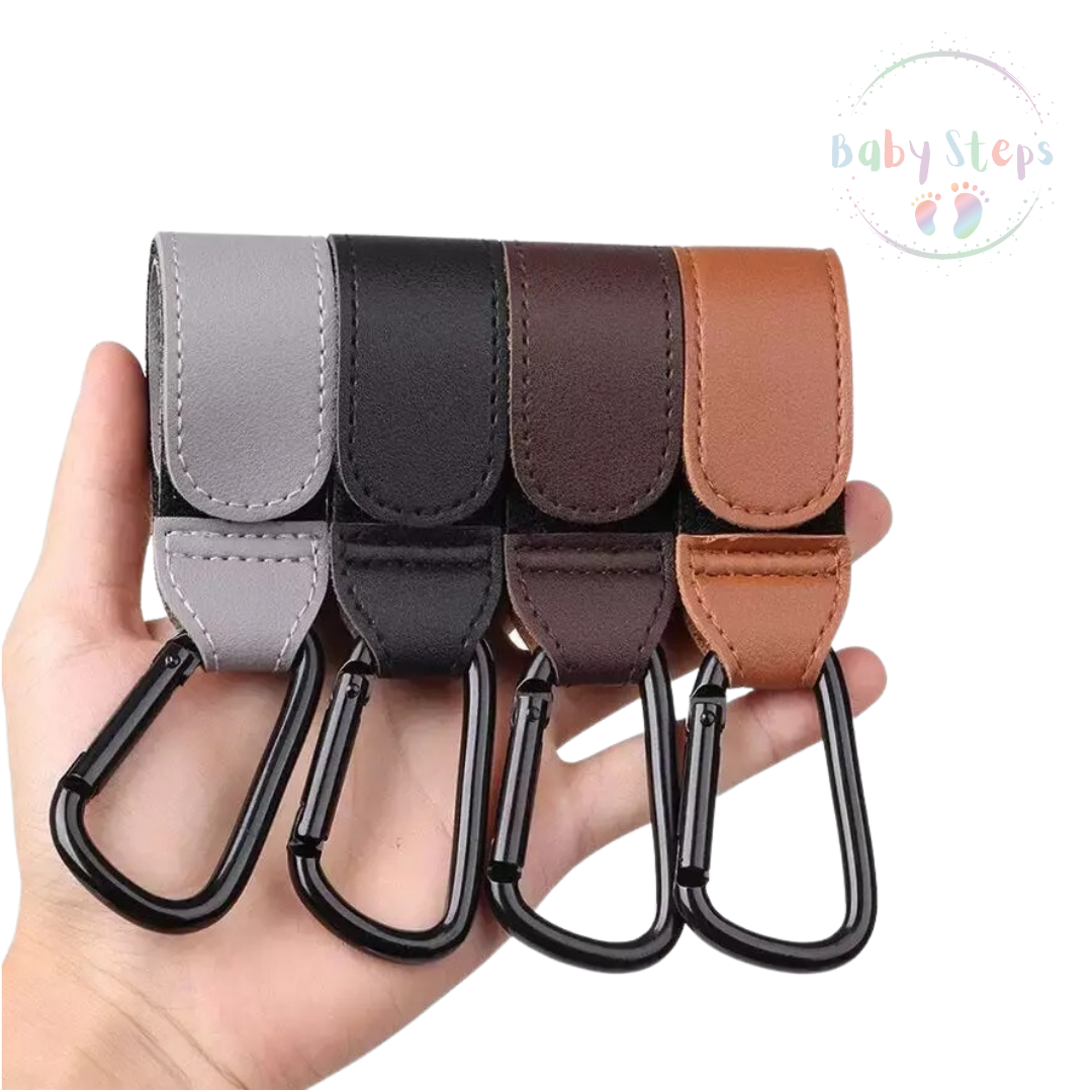 Leather Stroller Clips