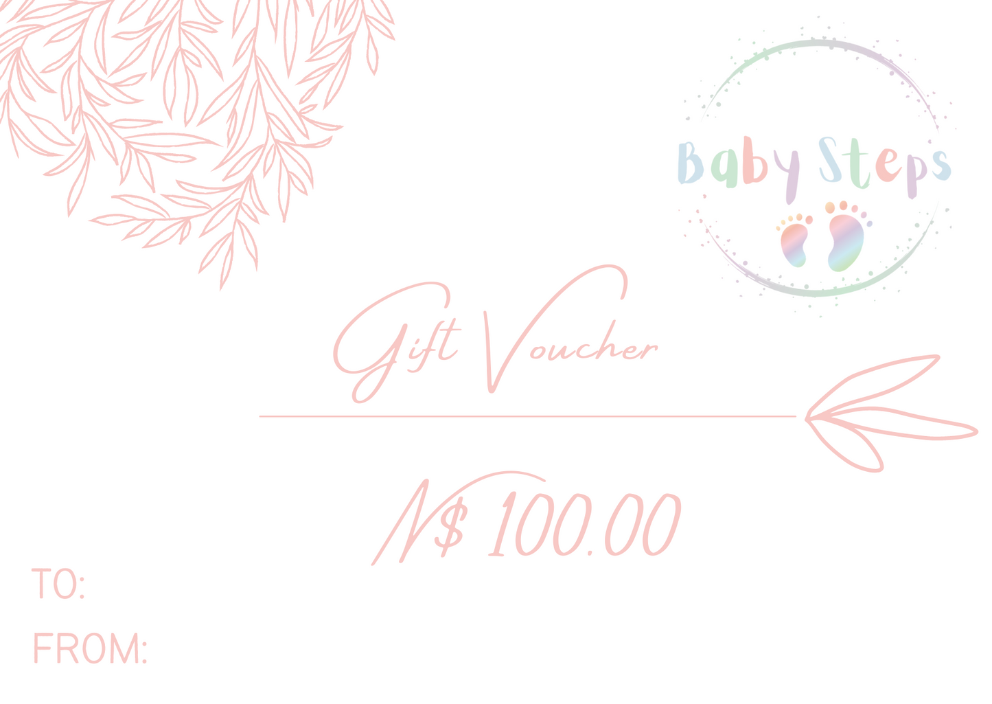 Baby Steps Gift Vouchers