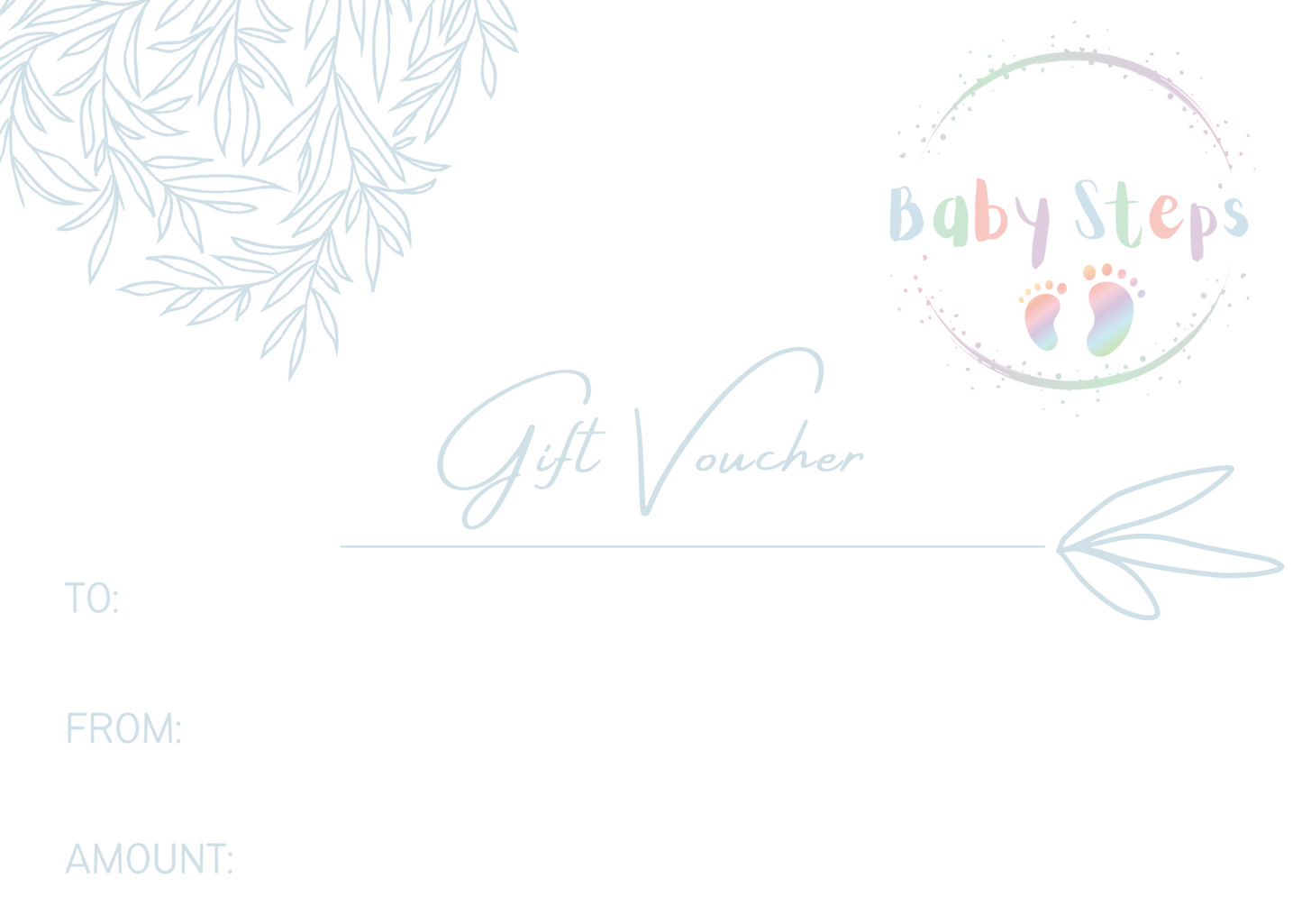 Baby Steps Gift Vouchers