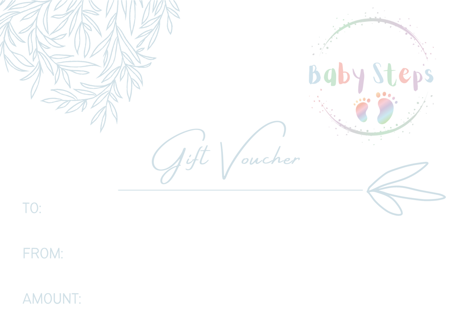 Baby Steps Gift Vouchers