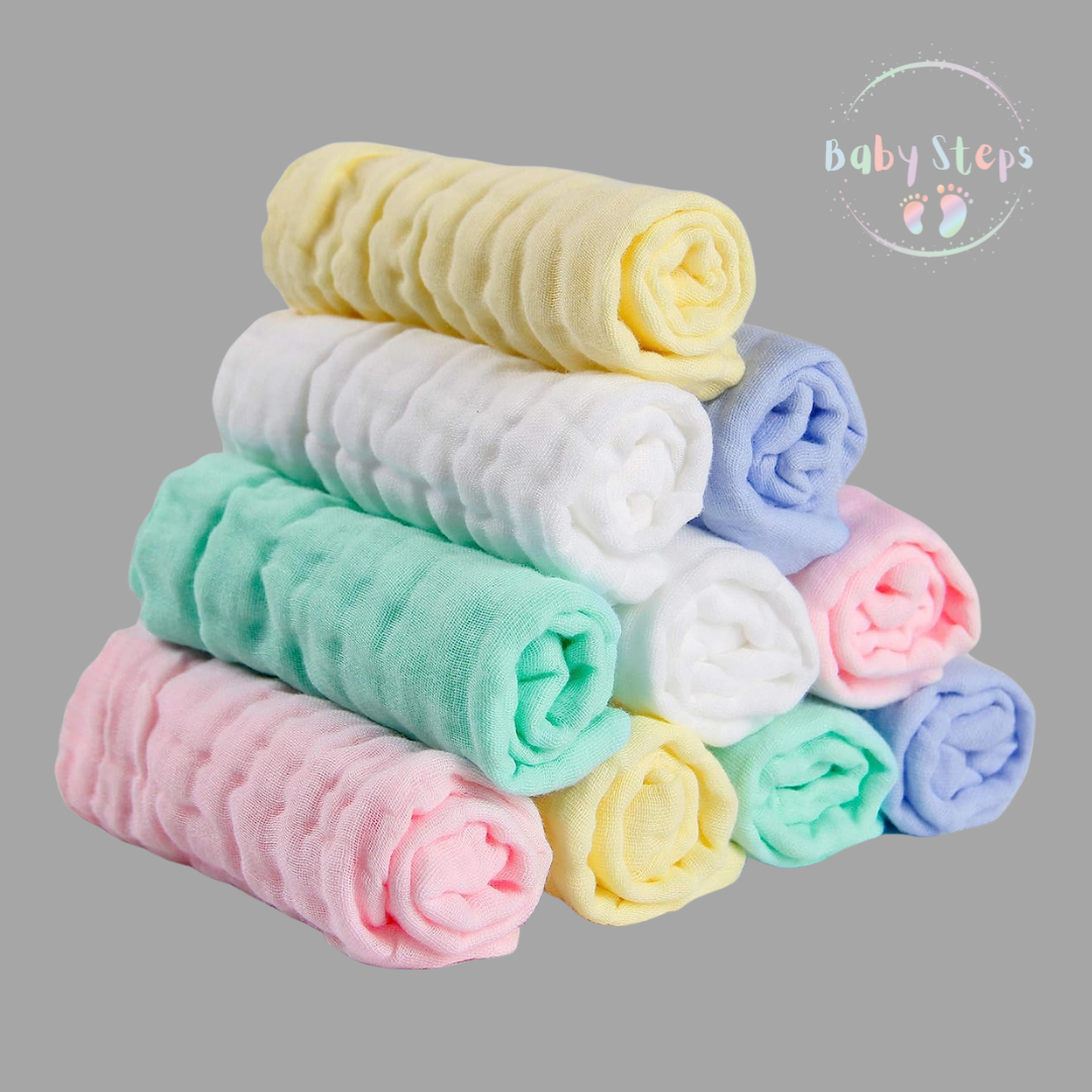 100% Cotton Muslin Wash Cloth