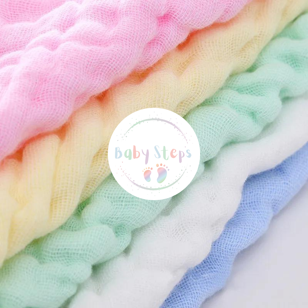 100% Cotton Muslin Wash Cloth