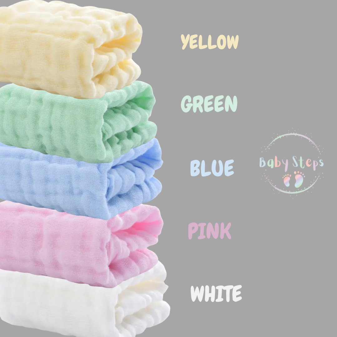 100% Cotton Muslin Wash Cloth